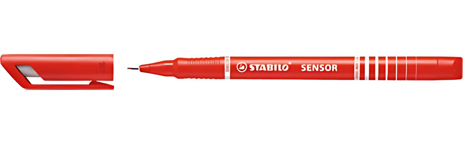 STABILO Feutre à pointe fine sensor F, tracé: 0,3 mm, rouge