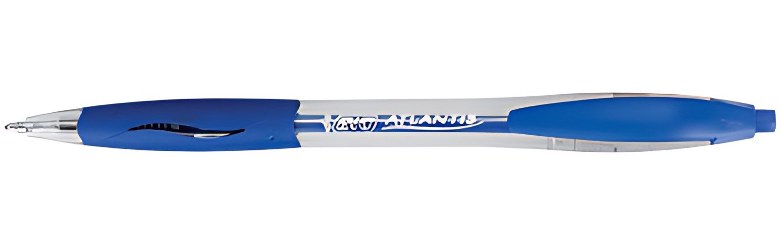BIC Stylo à bille rétractable Atlantis Classic, bleu