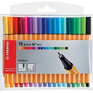 STABILO Feutre à pointe fine point 88 mini, étui plastique