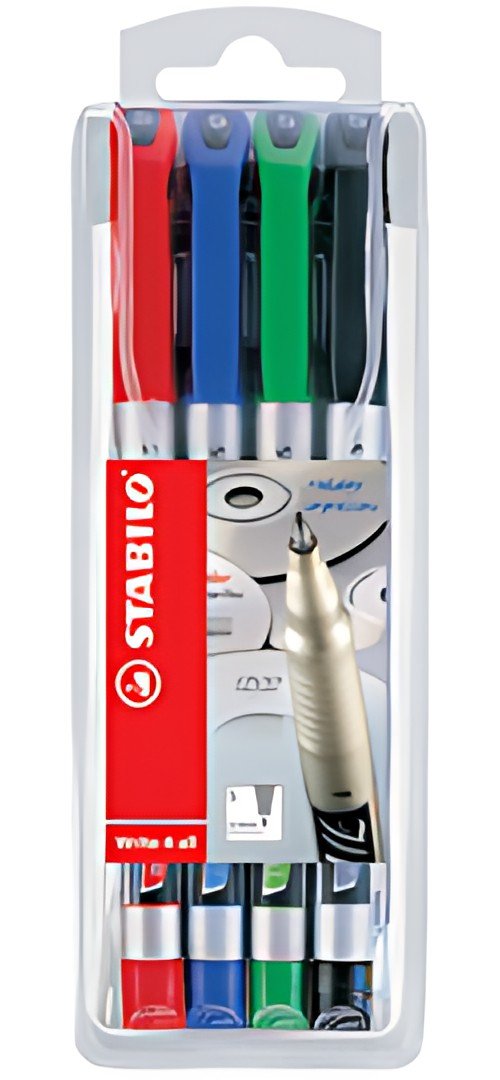 STABILO Marqueur permanent Write-4-all, M, étui en plastique
