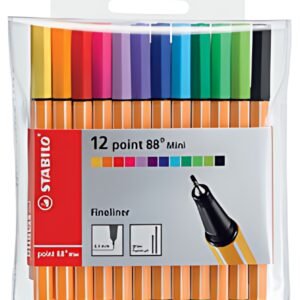 STABILO Feutre à pointe fine point 88 mini, étui plastique