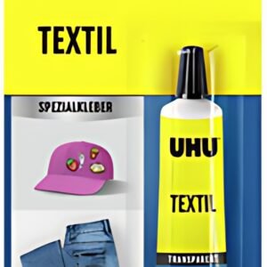 UHU Colle spéciale pour textiles, sans solvant, tube de 20 g