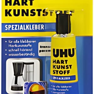 UHU colle spéciale" HART KUNSTSTOFF", plastique dur, 30 g