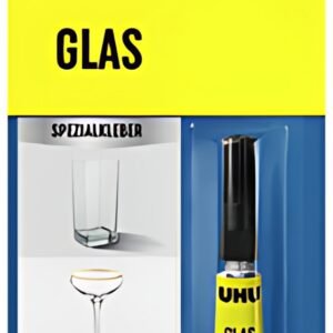 UHU Colle spéciale pour verre, tube de 3 g