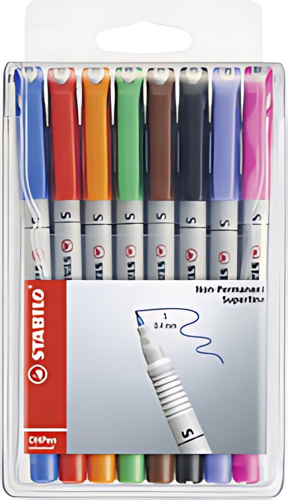STABILO Feutre pour films OHPen universal, étui de 8