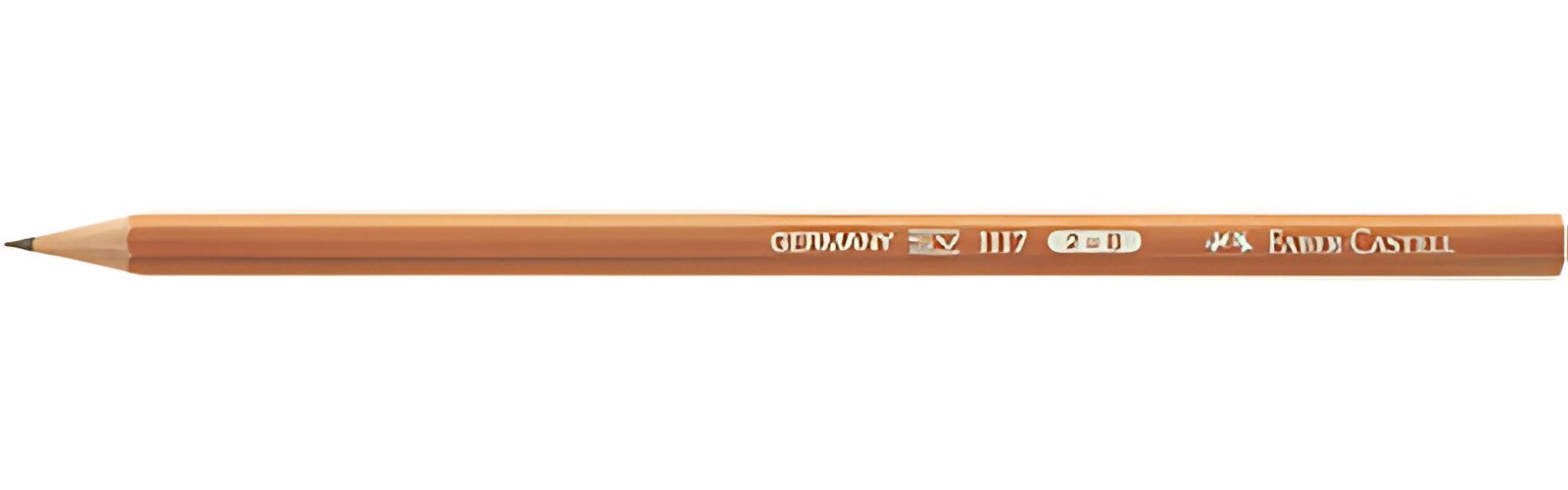 FABER-CASTELL Crayon 1117, hexagonal, degré de dureté: HB