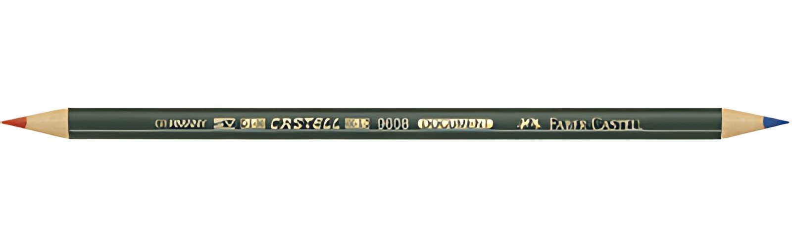 FABER-CASTELL Crayon pour copie CASTELL DOCUMENT, rouge-bleu