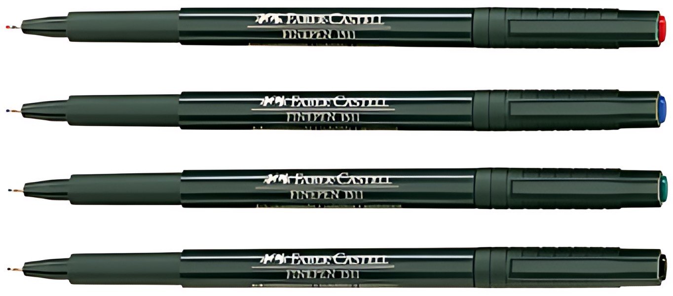 FABER-CASTELL Stylo feutre extra-fin FINEPEN 1511, rouge