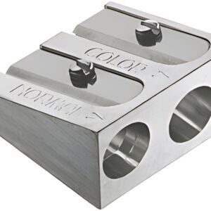 FABER-CASTELL Taille-crayon 2 trous en métal, argent
