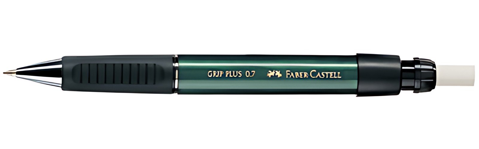 FABER-CASTELL Porte-mines GRIP PLUS 1307, vert-métallique