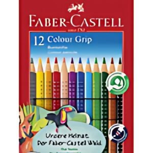 FABER-CASTELL Crayons de couleur Colour GRIP, étui de 12