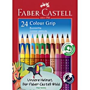 FABER-CASTELL Crayons de couleur Colour GRIP, étui de 24