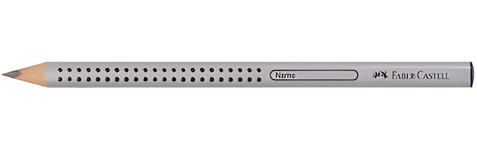 FABER-CASTELL Crayon Jumbo GRIP, B, argent