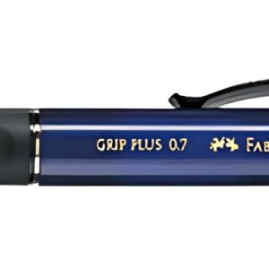 FABER-CASTELL Porte-mines GRIP PLUS 1307, bleu-métallique