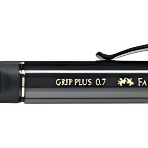 FABER-CASTELL Porte-mines GRIP PLUS 1307, noir-métallique