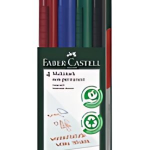 FABER-CASTELL Marqueur NonPermanent MULTIMARK M, étui de 4