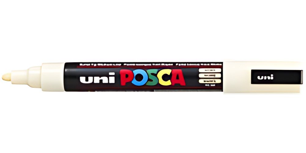 POSCA Marqueur à pigment PC-5M, ivoire