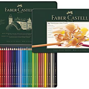 FABER-CASTELL Crayons de couleur POLYCHROMOS, étui en métal