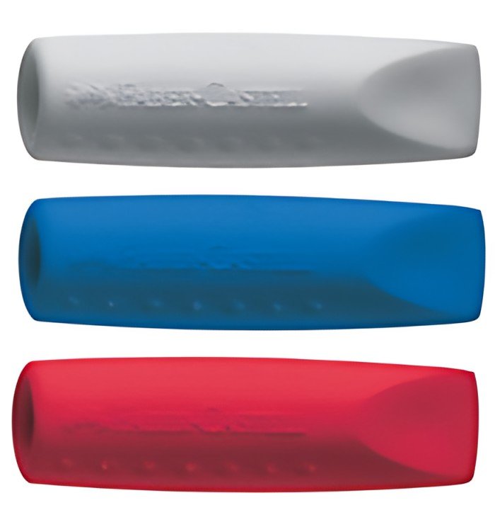 FABER-CASTELL Gommes "GRIP 2001 ERASER CAP", trié