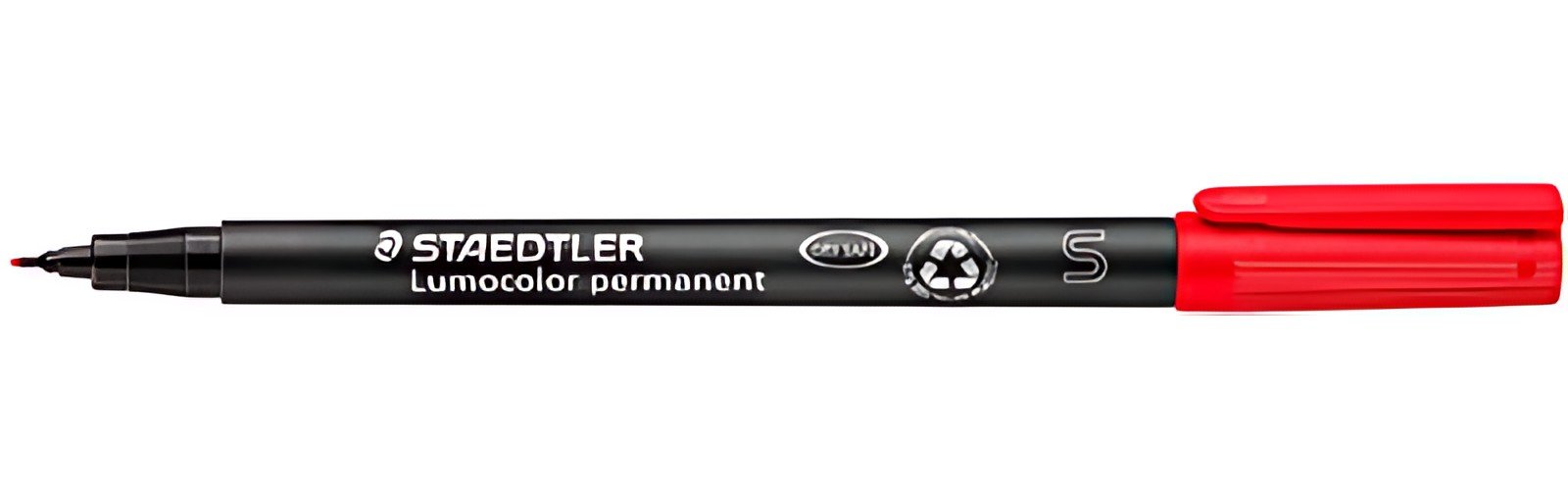 STAEDTLER Marqueur permanent 313S Lumocolor, rouge