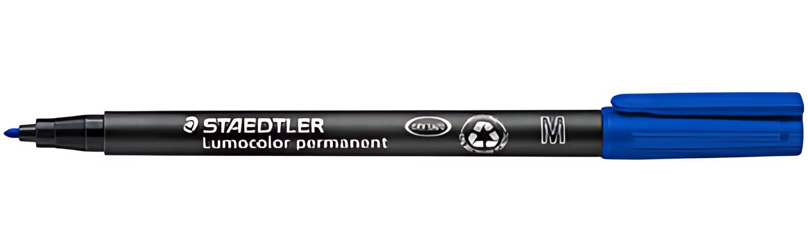 STAEDTLER Marqueur permanent 317M Lumocolor, bleu