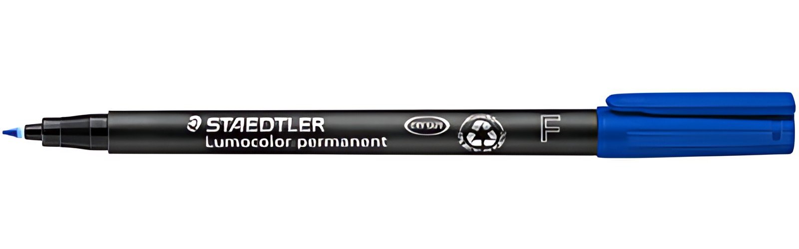 STAEDTLER Marqueur permanent 318F Lumocolor, bleu