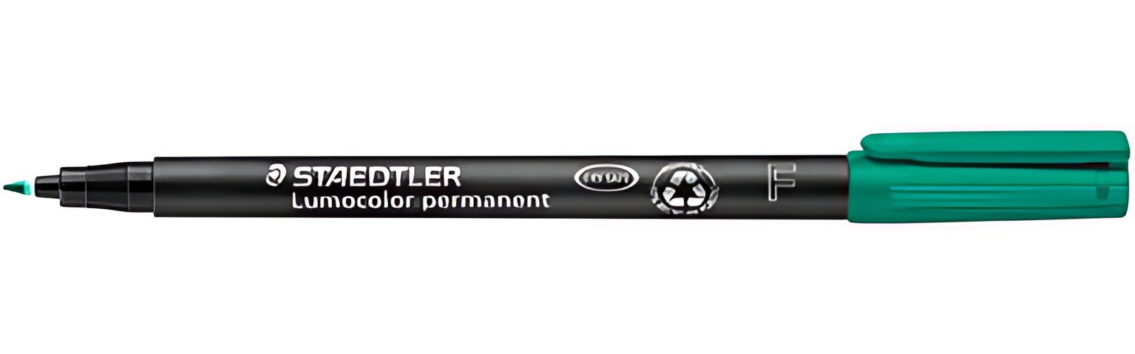 STAEDTLER Marqueur permanent 318F Lumocolor, vert