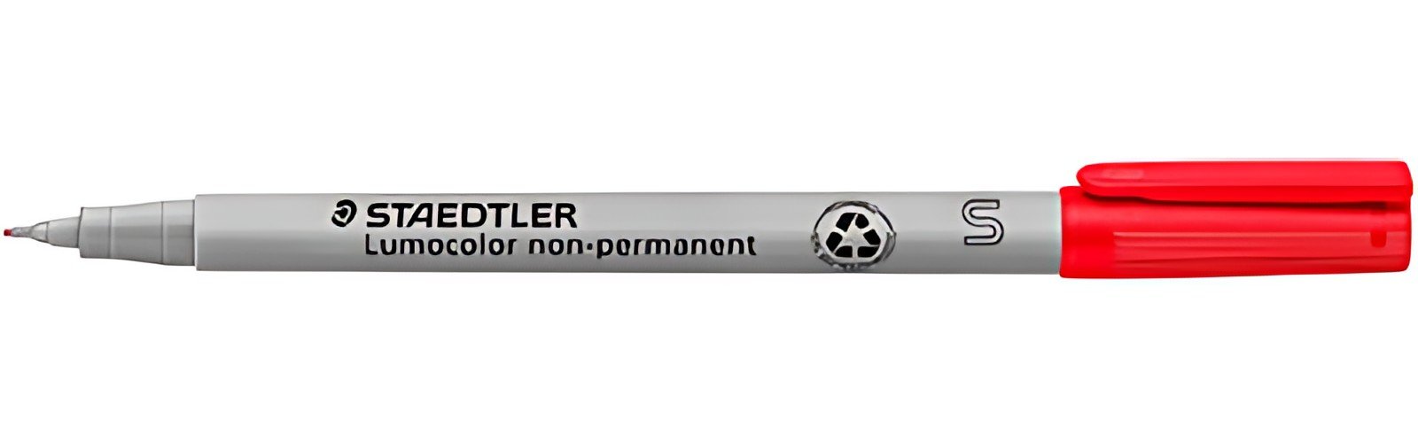 STAEDTLER Marqueur non permanent 311S Lumocolor, rouge