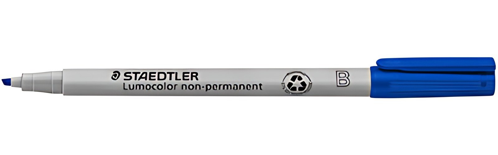 STAEDTLER Marqueur non permanent 312B Lumocolor, bleu