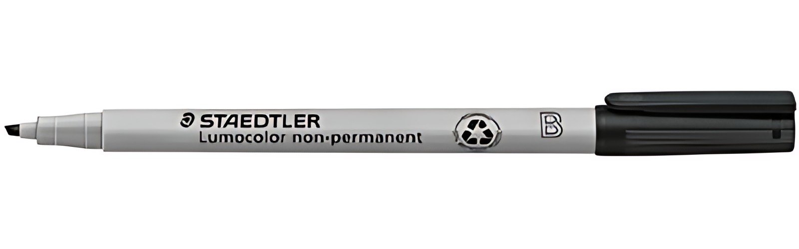 STAEDTLER Marqueur non permanent 312B Lumocolor, noir