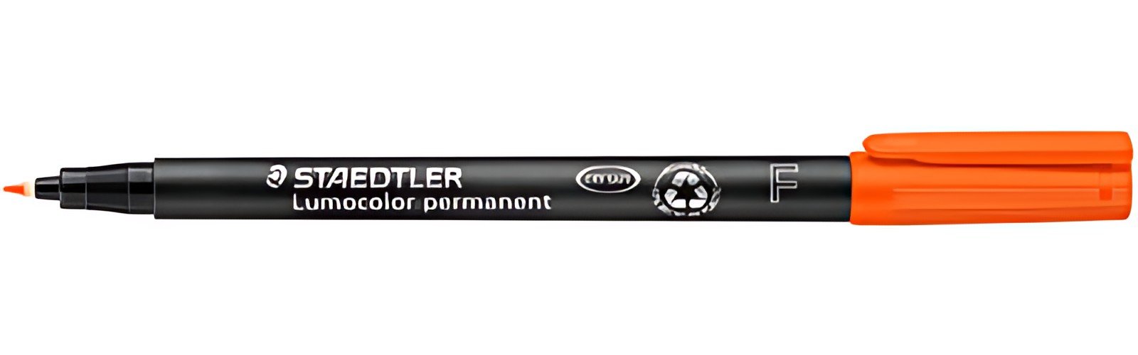 STAEDTLER Marqueur permanent 318F Lumocolor, orange