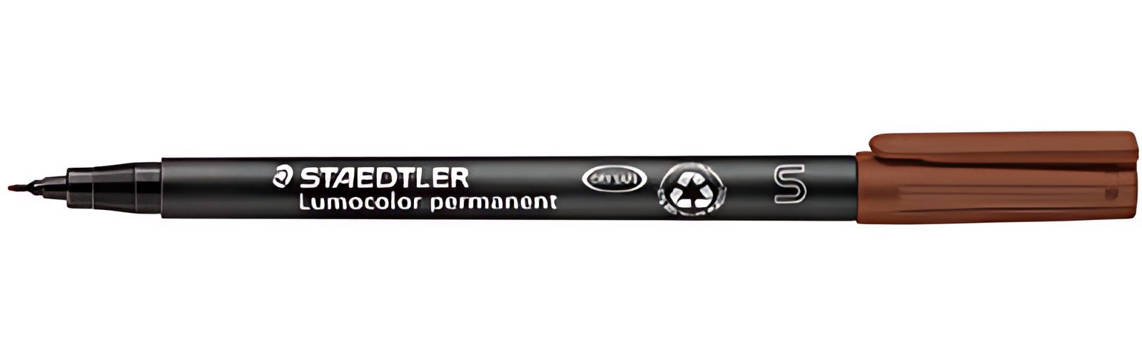 STAEDTLER Marqueur permanent 313S Lumocolor, marron