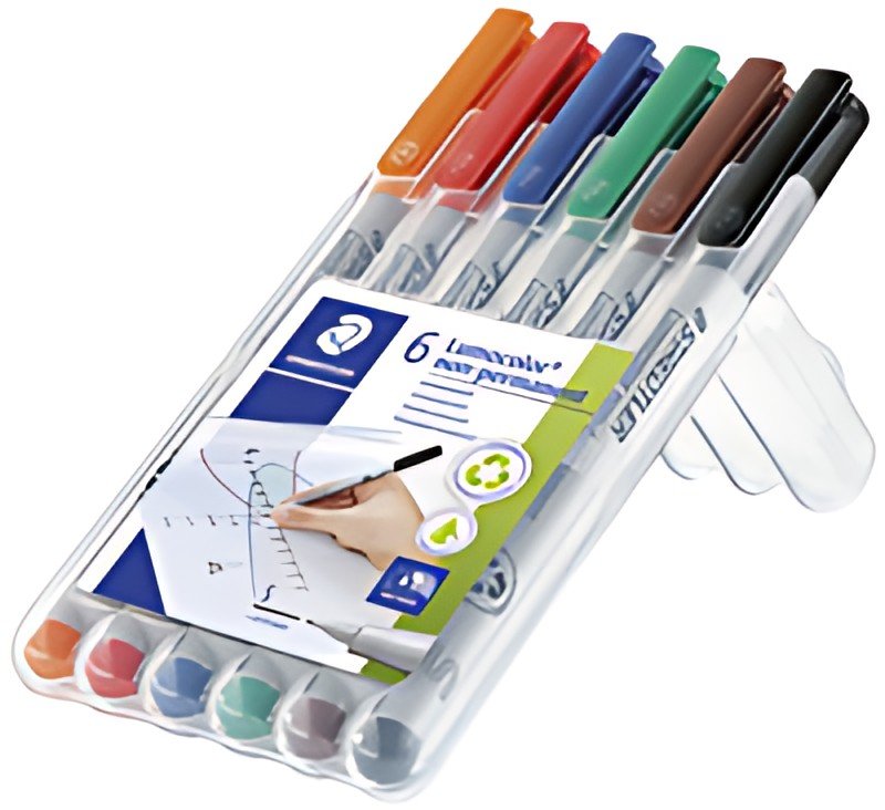 STAEDTLER Marqueur non permanent 311S Lumocolor, étui de 6