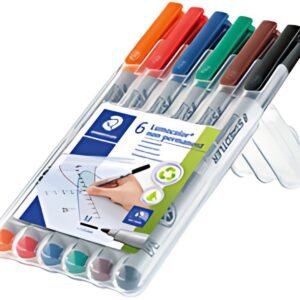 STAEDTLER Marqueur non permanent 315M Lumocolor, étui de 6