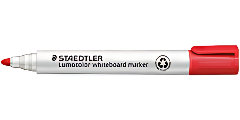 STAEDTLER Marqueur pour tableau blanc 351 Lumocolor, rouge