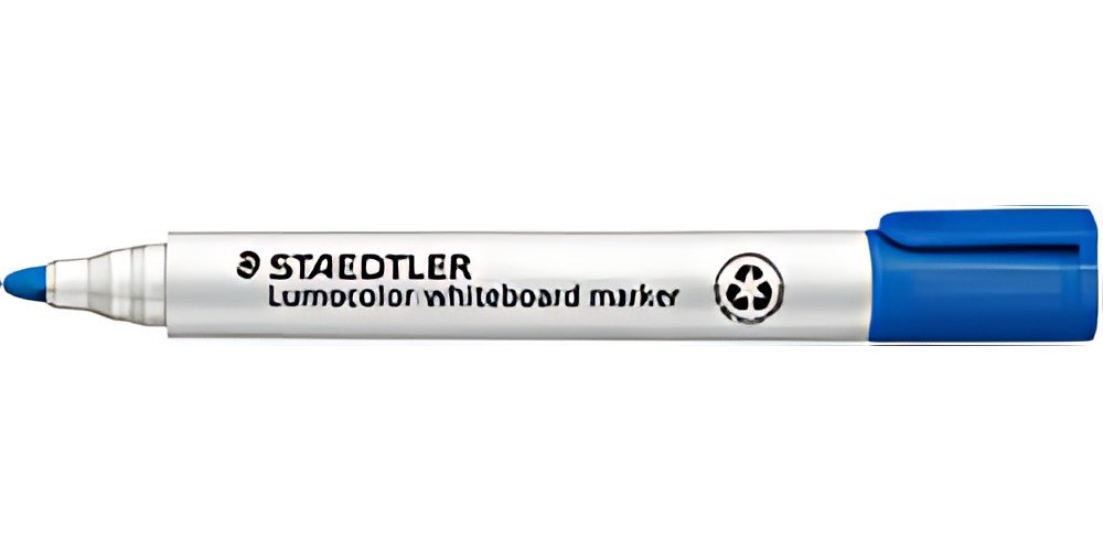 STAEDTLER Marqueur pour tableau blanc 351 Lumocolor, bleu