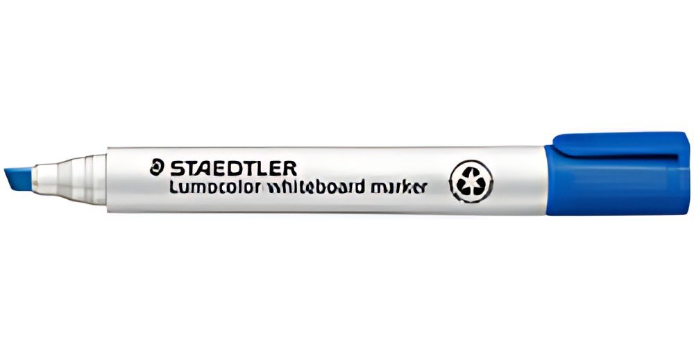 STAEDTLER Marqueur pour tableau blanc 351B Lumocolor, bleu
