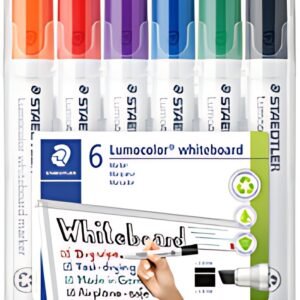 STAEDTLER Marqueur tableau blanc 351B Lumocolor, étui de 6