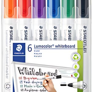 STAEDTLER Marqueur tableau blanc 351 Lumocolor, étui de 6