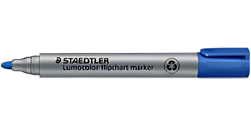 STAEDTLER Marqueur de conférence Lumocolor 356, bleu
