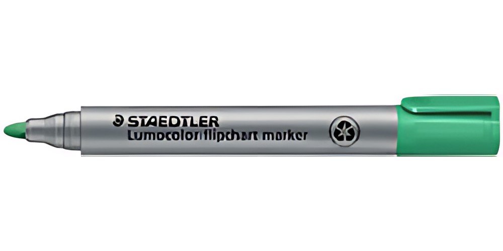 STAEDTLER Marqueur de conférence Lumocolor 356, vert