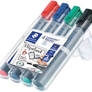 STAEDTLER Marqueur de conférence 356 Lumocolor, étui de 4