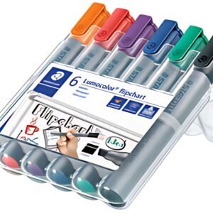 STAEDTLER Marqueur de conférence 356B Lumocolor, étui de 6