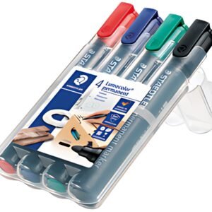 STAEDTLER Marqueur permanent 352 Lumocolor, étui de 4