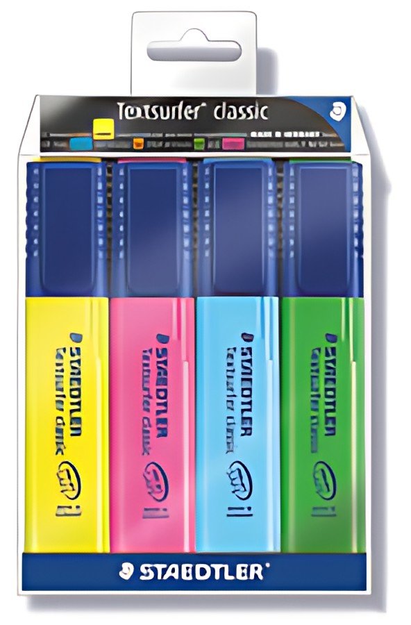 STAEDTLER Surligneur "Textsurfer Classic", étui de 4