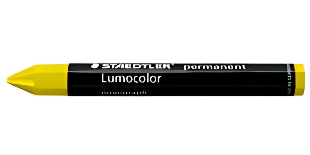 STAEDTLER Craie Lumocolor permanent omnigraph, jaune