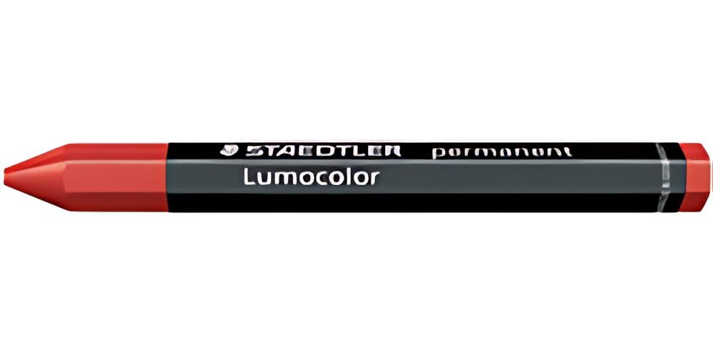 STAEDTLER Craie Lumocolor permanent omnigraph, rouge