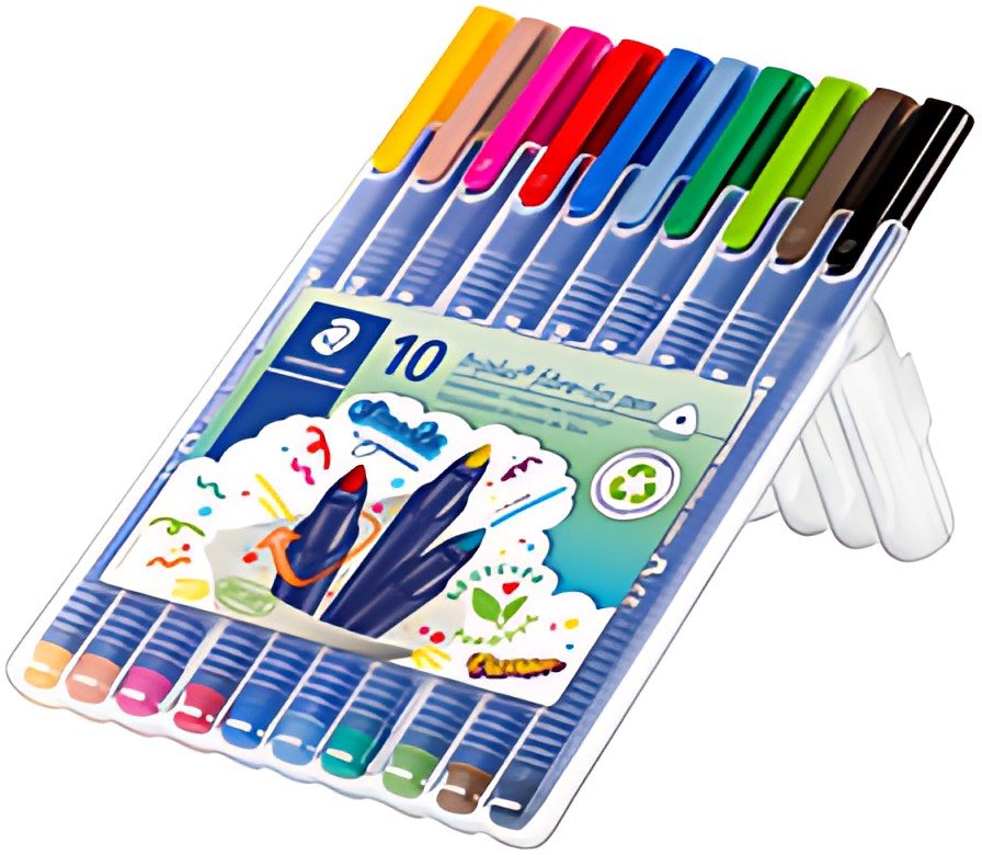 STAEDTLER Feutres triplus, étui de 10