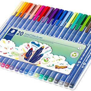 STAEDTLER Feutre triplus, étui de 20