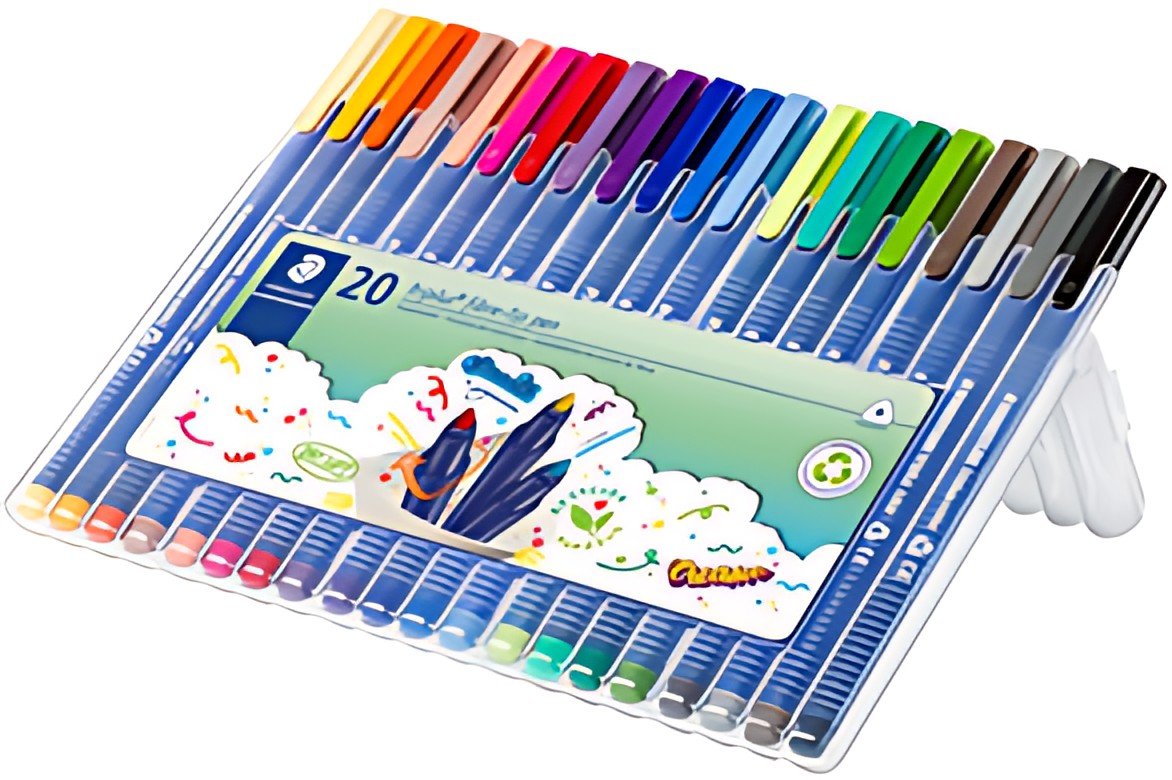 STAEDTLER Feutre triplus, étui de 20